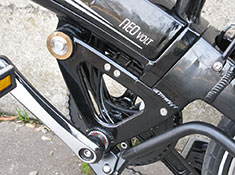 Neo Volt folding e-bike close-up