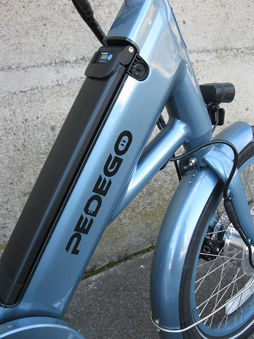 Pedego-electric-trike-battery Pedego electric trike