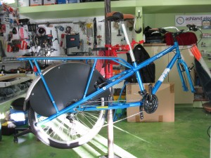 Yuba Mundo blue custom build 1