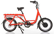 Red ODK Cargo Electric Bike